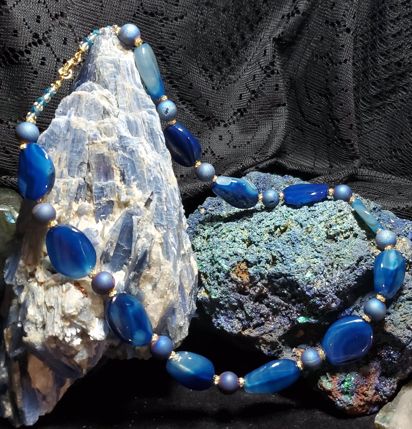 Blue Agate & Azurite