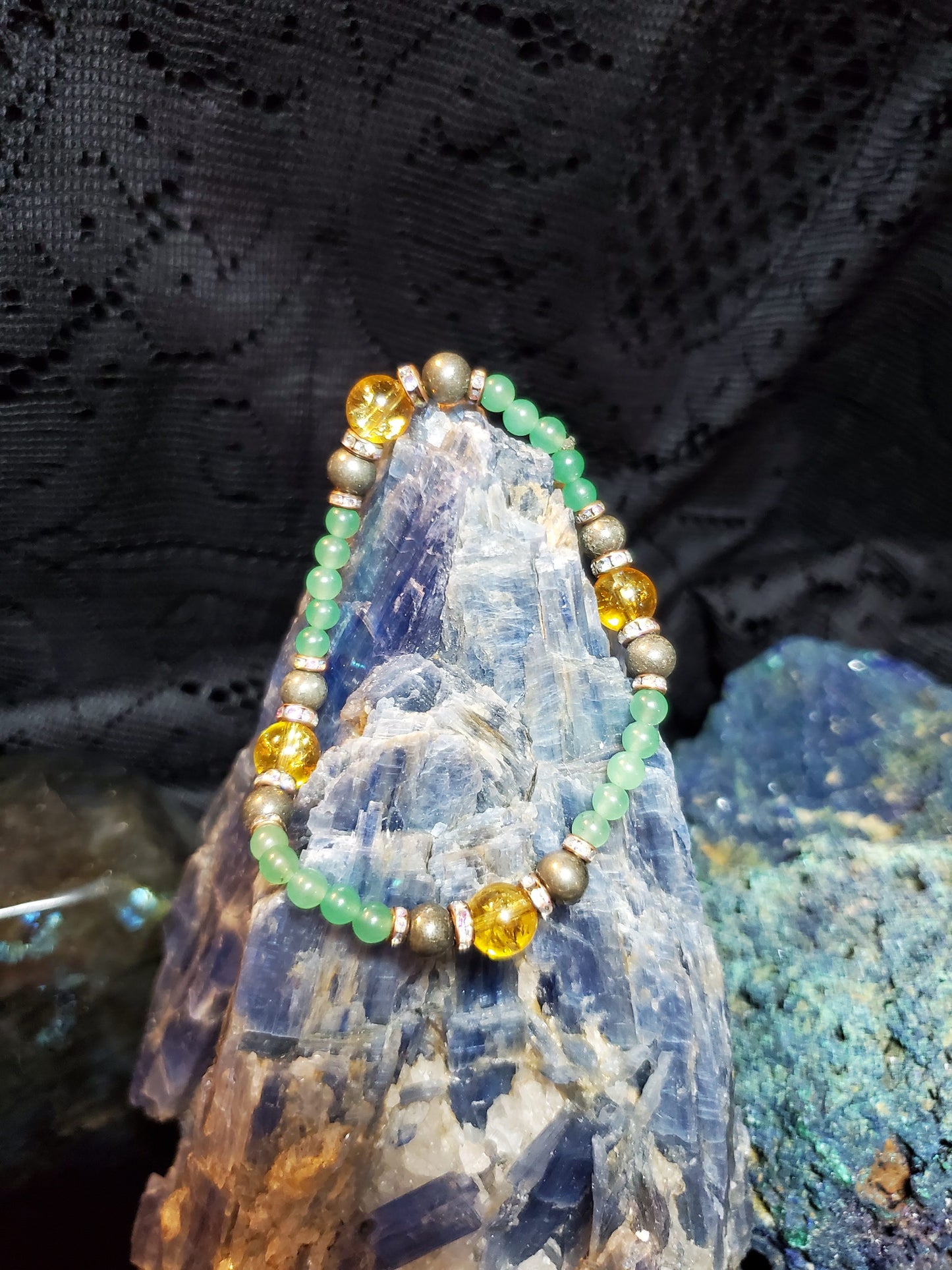 Abundance, Prosperiety, & Luck Crystal Bracelet