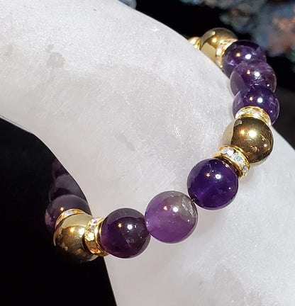 Protection using Amethyst & Gold Obsidian