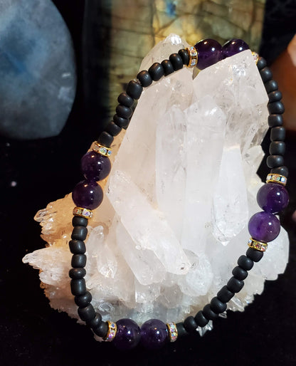 Amethyst Crystal Bracelet