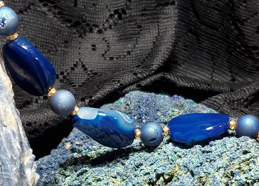 Blue Agate & Azurite