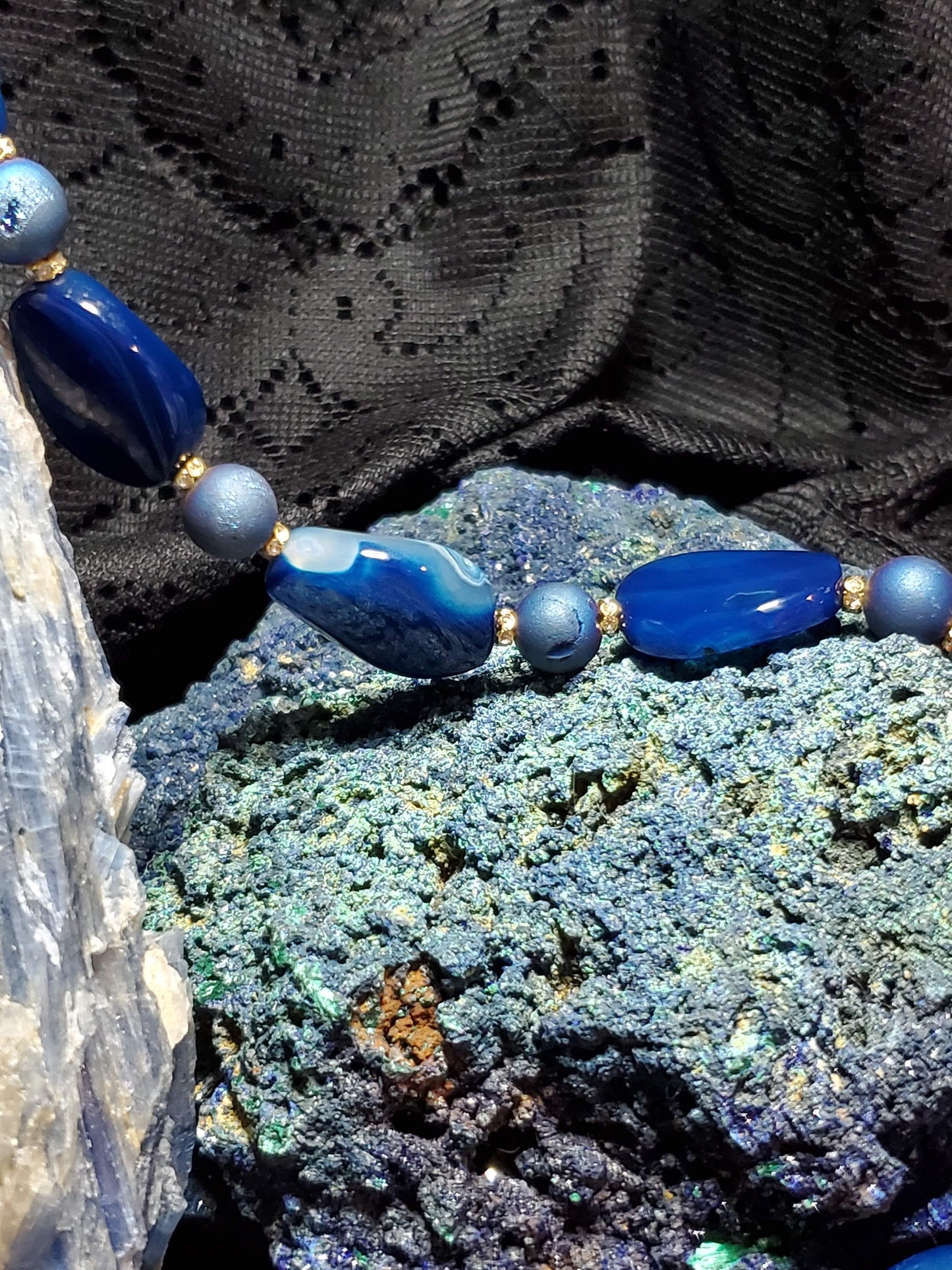 Blue Agate & Azurite