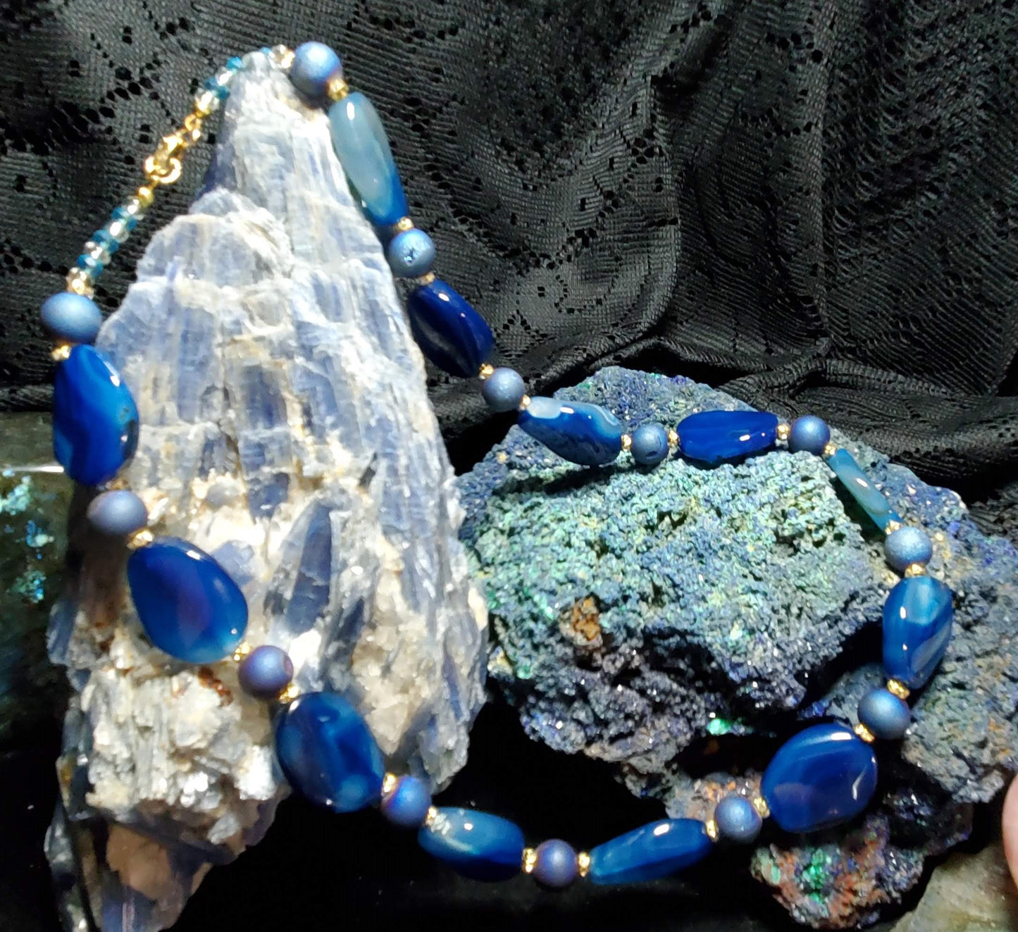 Blue Agate & Azurite