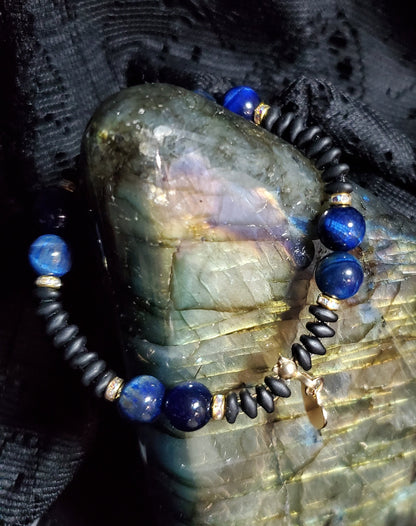 Blue Tigers Eye Bracelet