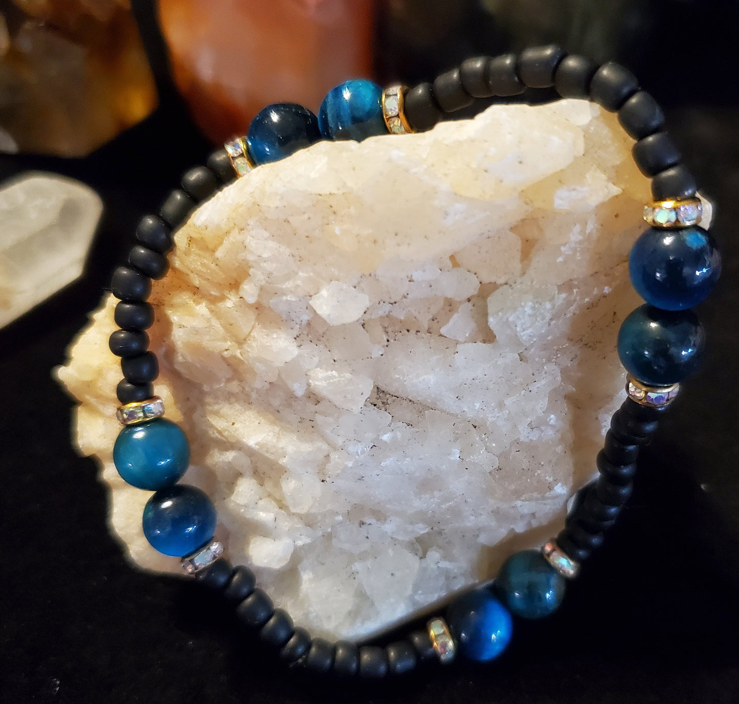 Blue Tigers Eye Bracelet