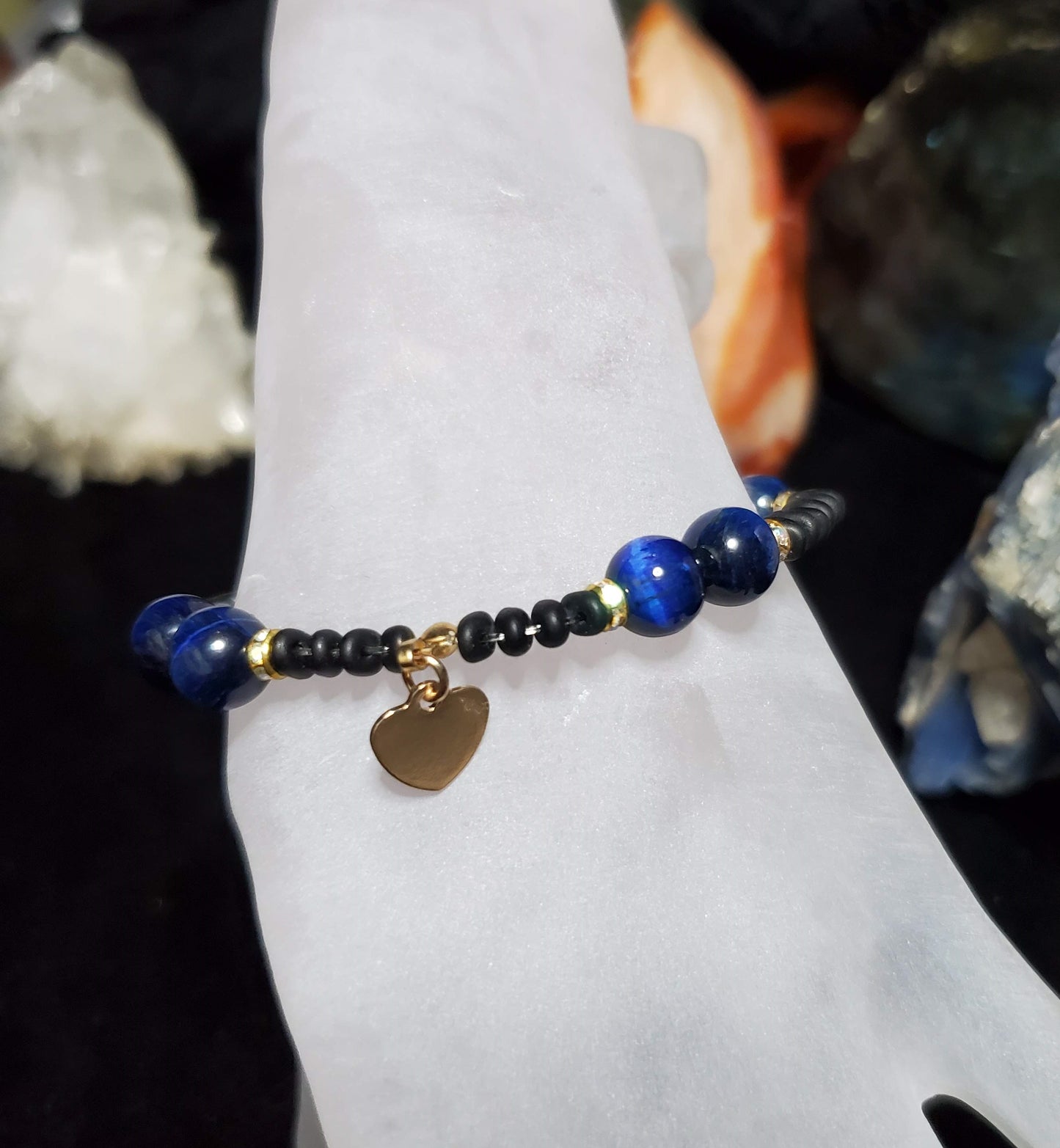 Blue Tigers Eye Bracelet