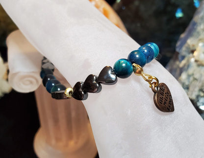 Hematite with blue tigers eye